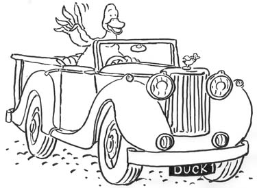 Duck in the Truck Colour-In
