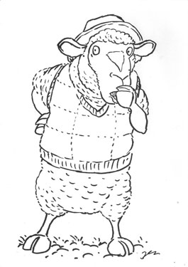 Sheep Colour-In